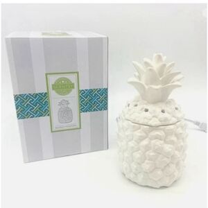 Scentsy Southern Hospitality White Pineapple Element Warmer Retired New In Box